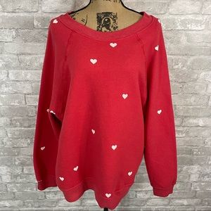 Wildfox All Over Heart Sweatshirt